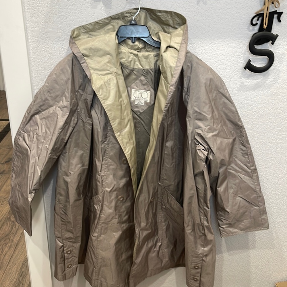 CBO New York Womens Raincoat/Trench Coat 3X